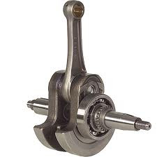 What is the function of a crankshaft in an engine?